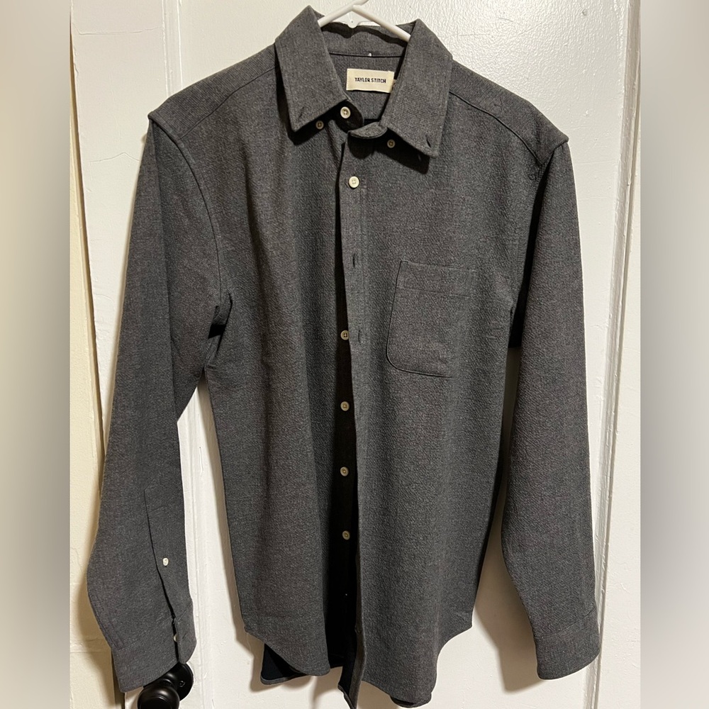 Taylor Stitch The Jack in Heather Ash Waffle M 40